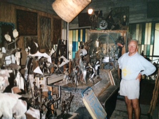 Jacques Riousse in seiner Werkstatt